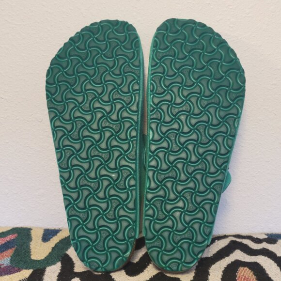 Digital Green Boston Leather Clog  by Birkenstock Size 12 Mens Regular Fit - Picture 6 of 8